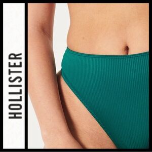 NWT Hollister Curvy High Waist Ribbed Bikini Bottoms